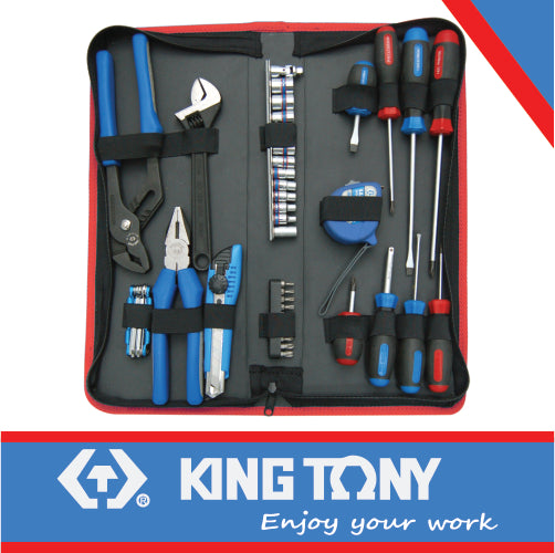 TOOL KIT COMBINATION POUCH 43PC