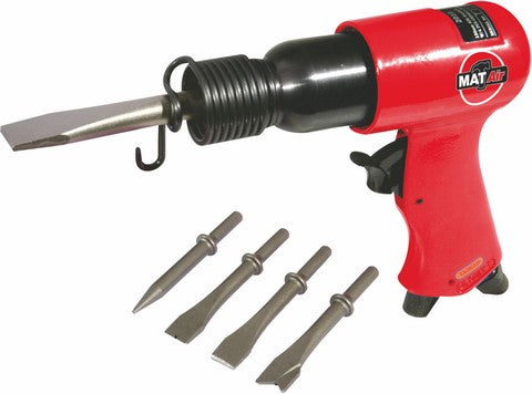 MATAIR, HAMMER, 150MM, W/4PC, CHISEL, ROUND