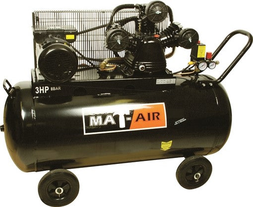 COMPRESSOR, MATAIR, 2.2KW/3HP, 150L, W/STYLE