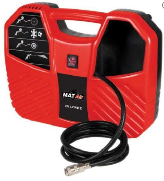 COMPRESSOR, MATAIR, OIL, FREE, CARRY, CASE