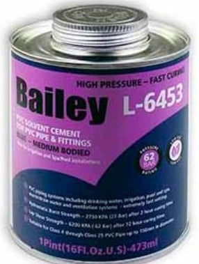 PVC WELD LP 100ML TUBE BAILEY