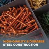 BORA 800-Piece Pocket-Hole Screw Kit Coarse | BR-A180203
