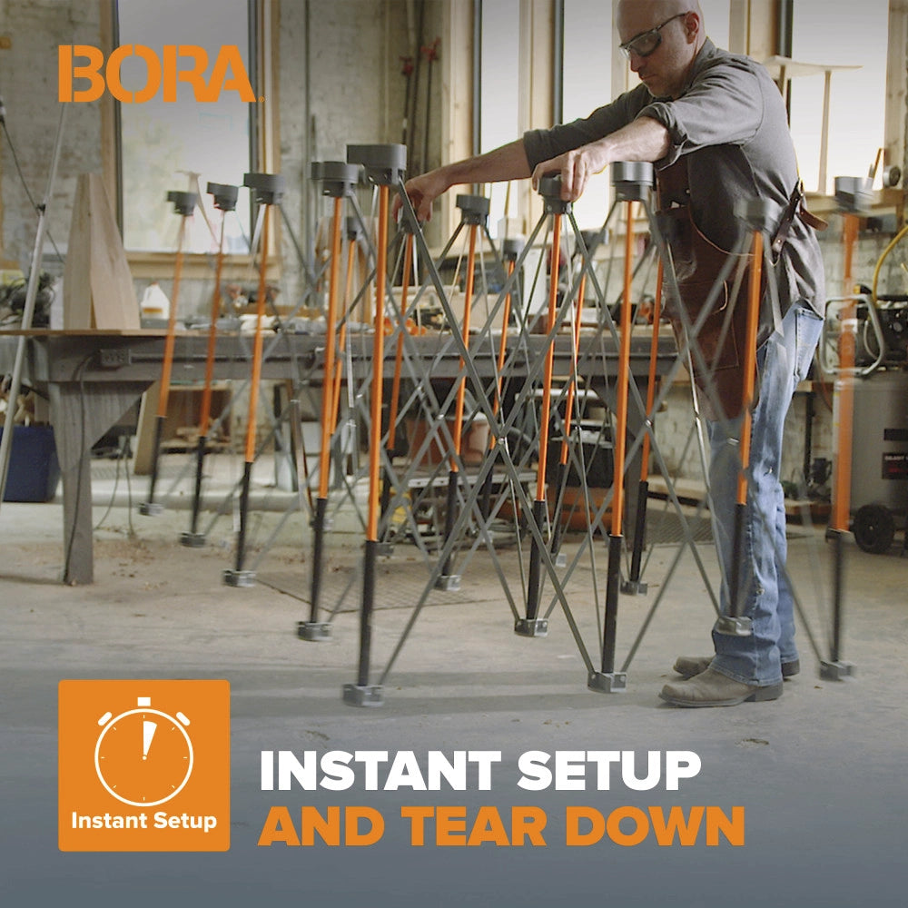 BORA Centipede 1200x2400 with X-Cups, Clamps & Bag | CK15S