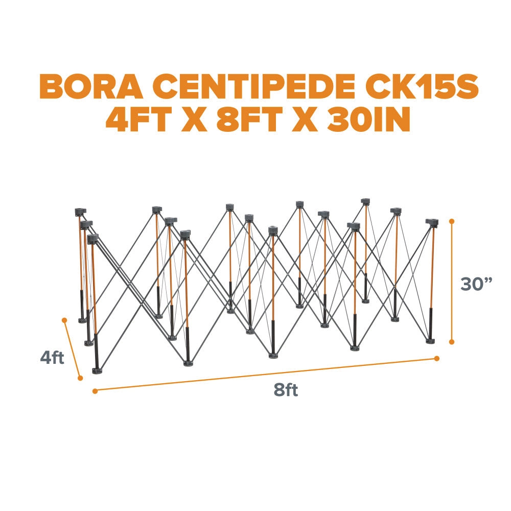 BORA Centipede 1200x2400 with X-Cups, Clamps & Bag | CK15S