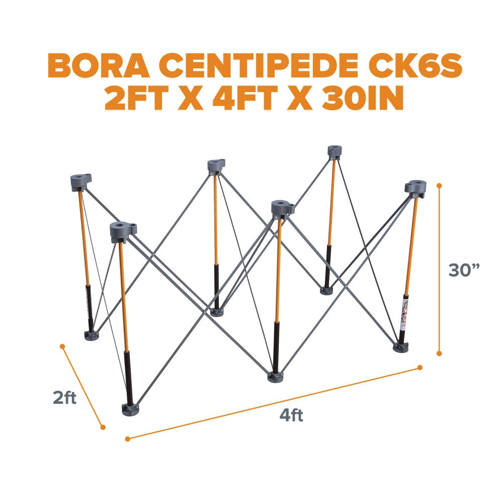 BORA Centipede 600x1200 with X-Cups, Clamps & Bag | CK6S