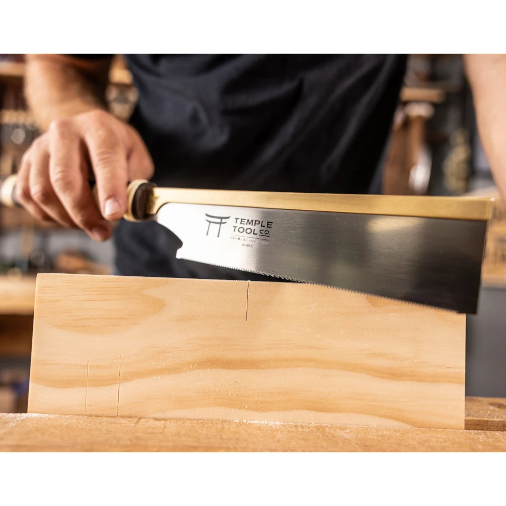 Temple Tool Dozuki Pull Saw | Ultra-Fine Crosscut | 180mm