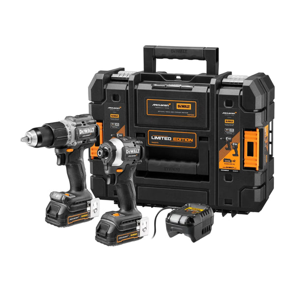 DEWALT x McLaren F1 Team 18V XR Brushless Twin Kit