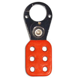 Vinyl Coated Hasp 25mm – Red 6 Holes