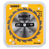 DEWALT Circular Saw Blade 184mm 18T Fast Cut | DT1938