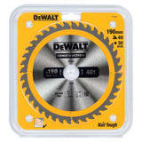 DEWALT Circular Saw Blade 190mm 40T | DT1945
