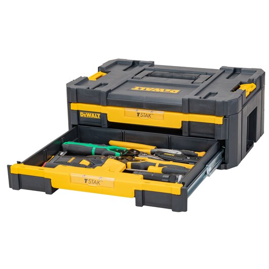 DEWALT TSTAK Case with Double Shallow Drawers | DWST1-70706