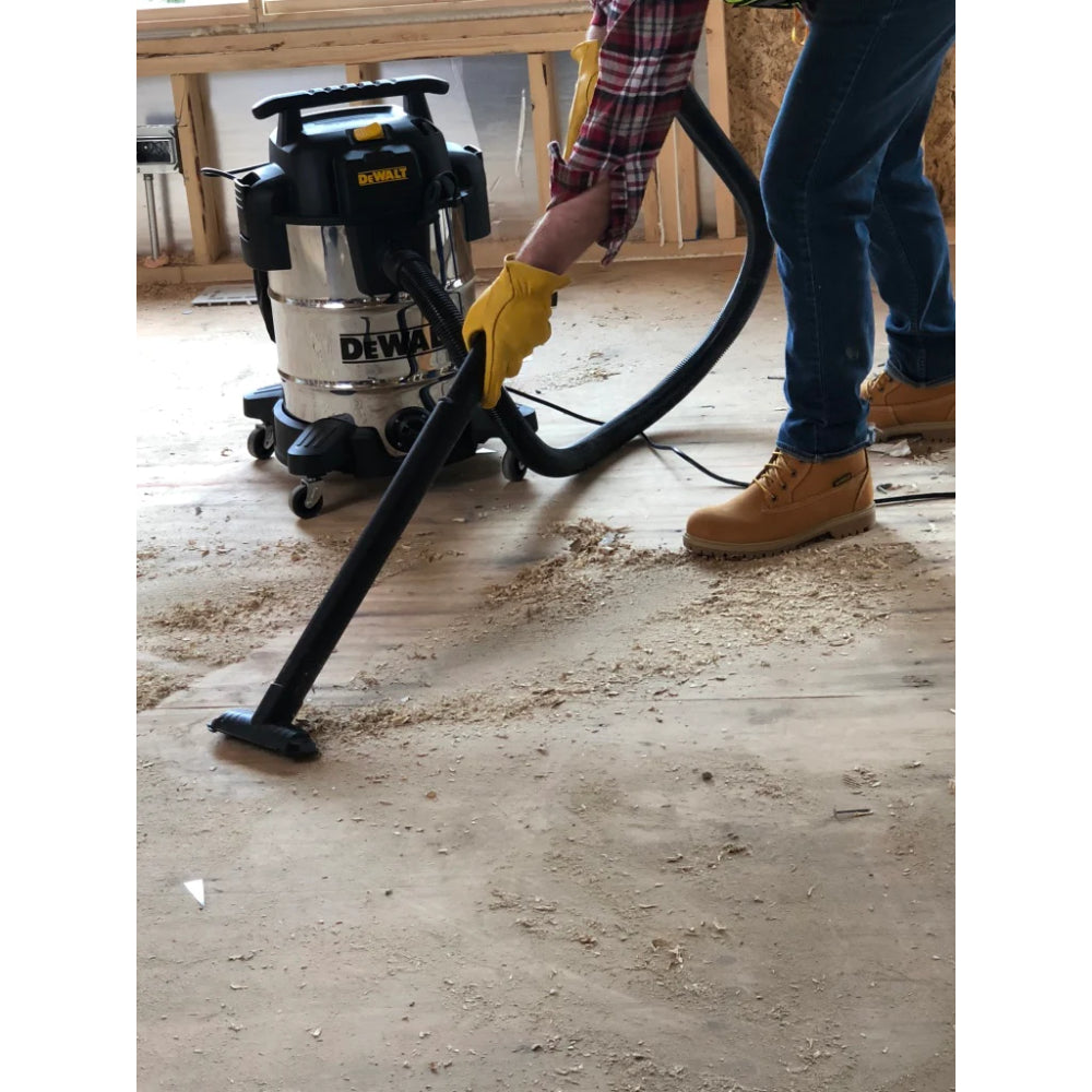 DEWALT Portable 38L Stainless Steel Wet Dry Vacuum Cleaner | DXV38SPTA