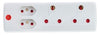 ADAPTOR 2X16A+2X5A WHITE E/MATE