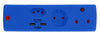 ADAPTOR 1X16A+1X5A+1SK+2USB BLUE E/MATE
