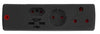 ADAPTOR 1X16A+1X5A+1SK+2USB BLACK E/MATE