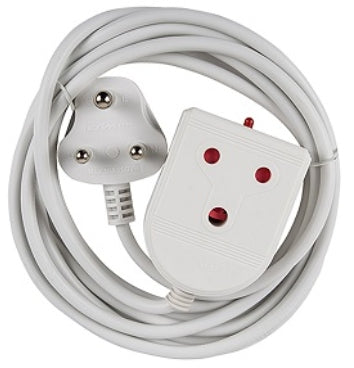 EXTENSION LEAD 16A  3M WHITE E/MATE