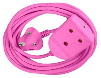 EXTENSION LEAD 16A  5M PINK E/MATE