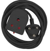 EXTENSION LEAD 10A  3M BLACK E/MATE