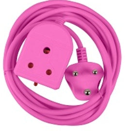 EXTENSION LEAD 10A  3M PINK E/MATE