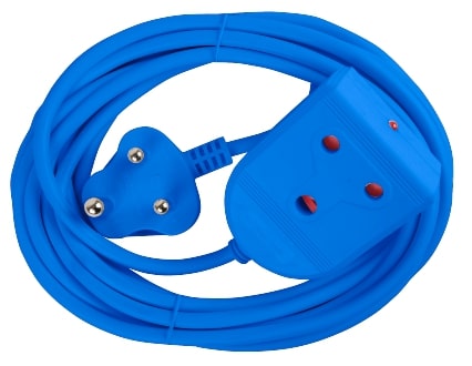 EXTENSION LEAD 10A  5M BLUE E/MATE