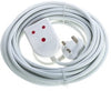 EXTENSION LEAD 10A 10M WHITE E/MATE