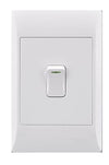 SWITCH E/MATE 1L 2WAY 2X4 WHITE