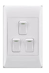 SWITCH E/MATE 3L 2X4 WHITE