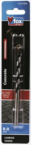 FOX DRILL BIT CONCRETE 8.0MM X 120MM