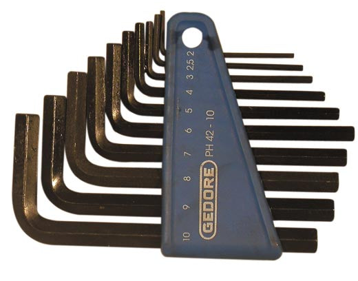 ALLENKEY GEDORE SET 1/16-3/8 42/09P