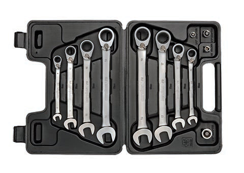 SPANNER GED RED REV SET 12PCE 8-19MM