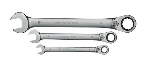 SPANNER GED RED REV 8-19MM 5PCE SET