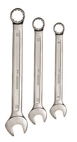 SPANNER GED RED COM SET 8PCE 9-19MM