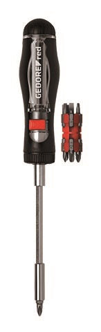 RACT GED RED S/DRIVER1/4"TELE/SHAFT13in1