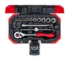 SOCKET GED RED SET 1/4