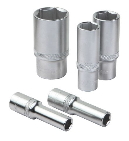 SOCKET HEX LONG GROZ 1/2" DR 30MM CRV