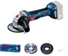 Angle Grinder 18V, 2x 4.0Ah, Case, 125mm