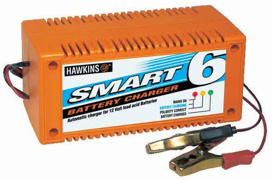 BATTERY HAWKINS SMART 6 CHARGER 6A 12V