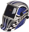 HELMET MAT AUTO-DARK GRIND OPT BLUE