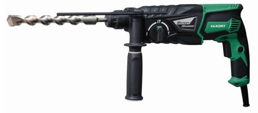 HIKOKI ROTARY HAMMER DRILL 830W 3.2J 3 MODE DRILLING & IMPACT  DRILLING & CHIPPING