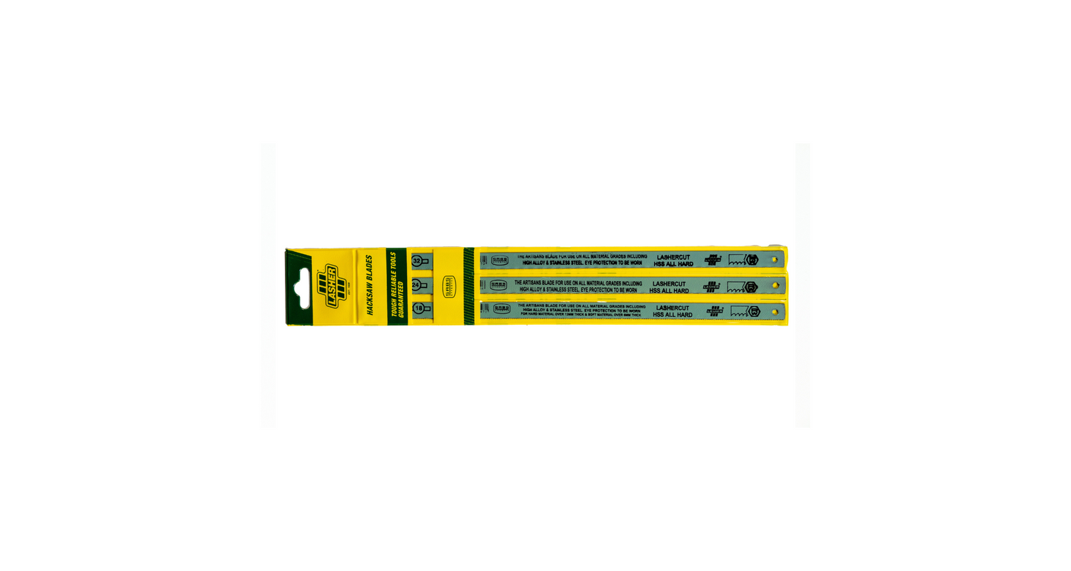 Hacksaw Blade Lashercut Mixed 3 Pack (18, 24, 32TPI) FG00779
