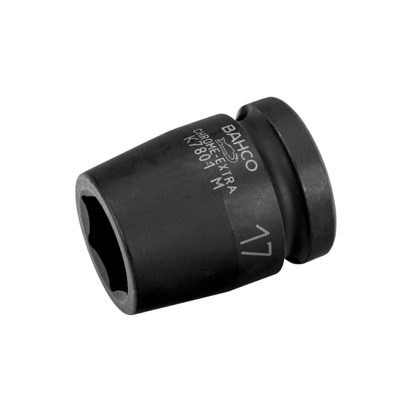 Bahco 1/2" Square Drive Impact Sockets 17 mm | K7801M-17