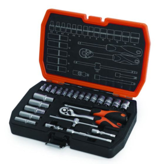 SOCKET KENDO 1/4`` SET 25PC