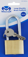 50mm Long Shackle Brass Padlock
