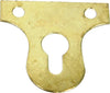 MACKIE GLASS PLATE SLOTTED BR/P 38MM 4PC
