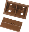MACKIE CORNER BLOCK&CAP PLAST BROWN 4PC