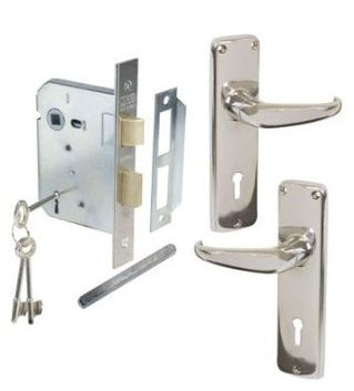 MACKIE LOCKSET MORTICE CP W/HD HNDLS 3L