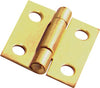 MACKIE HINGE BUTT BR/P  25MM 1PR