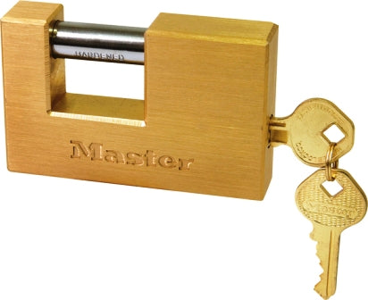 PADLOCK MASTER INS BRASS 85MM 20-5766