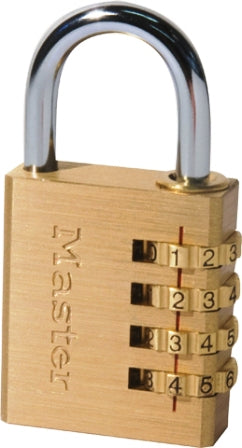 PADLOCK MASTER 40MM COMB BRASS 30-0060