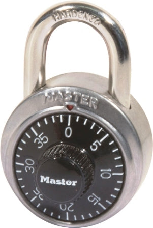 PADLOCK MASTER 48MM COMB S/STEEL 20-5386